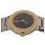 Relógio feminino Bulgari mostrador preto combinação ouro com data quartz - vista 4