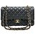 Chanel Caviar Classic Medium Gold-tone Dark Grey Series Marrone