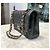 Chanel Caviar Classic Medium Gold-tone Dark Grey Series Marrone - vista 4