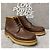 Hermès Denver Leather Ankle Boots Brown - view 2