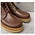 Hermès Denver Leather Ankle Boots Brown - view 4