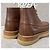 Hermès Denver Leather Ankle Boots Brown - view 5