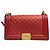 Chanel Borsa Boy in agnello Medium con finiture oro Collezione Rossa Rosso