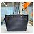 Chanel Borsa Shopper Caviar Chevron Punching Nera Nero - vista 2