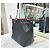 Chanel Borsa Shopper Caviar Chevron Punching Nera Nero - vista 4