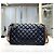 Chanel Borsa Wide Flap in agnello nero Gold Series - vista 2