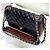 Chanel Borsa Wide Flap in agnello nero Gold Series - vista 6
