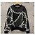 Louis Vuitton Sweatshirt aus Baumwolle Love Power Piece Schwarz mit Kettenstich - Ansicht 2