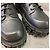 Versace Leather Ankle Biker Boots Black - view 2