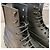 Versace Leather Ankle Biker Boots Black - view 3