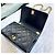 Chanel Mini borsa flap trapuntata in agnello nero con finiture oro - vista 6