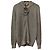 Kiton Cashmere-Strickjacke mit Reißverschluss Grau Braun