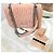 Miu Miu Borsa a tracolla trapuntata con catena Rosa chiaro - vista 8