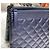 Chanel Clutch Boy Caviar Metallizzato Large Navy Grade Blu - vista 5
