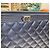 Chanel Clutch Boy Caviar Metallizzato Large Navy Grade Blu - vista 6