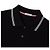 Moncler Polo in cotone con patch logo Nero - vista 5
