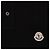 Moncler Polo in cotone con patch logo Nero - vista 7