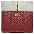 Gucci Clutch Matelassé GG Marmont rossa Rosso - vista 3