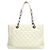 Chanel Borsa a tracolla Big CC Grand Shopping in caviale avorio Bianco - vista 3