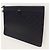 Louis Vuitton Pochette Black Monogram Shadow Clutch Bag Nero - vista 2