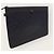 Louis Vuitton Pochette Black Monogram Shadow Clutch Bag Nero - vista 3