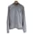 Hermès Mini Lederpatch Bomberjacke Grau Braun