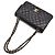 Chanel Klassisches Lammleder Medium Schwarz - Ansicht 4
