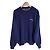 Balenciaga Blue Wave Logo Wool Knit