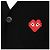 Comme Des Garcons Strickjacke mit Invader Pixel Patch Wolle Schwarz AZ Mehrfarben - Ansicht 13
