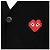 Comme Des Garcons Strickjacke mit Invader Pixel Patch Wolle Schwarz AZ Mehrfarben - Ansicht 6