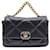 Chanel 19 Chanel Borsa con patta piccola Blu