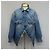 Balenciaga Giacca in denim Swing Canadin (Oversized da donna) Blu - vista 2