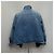 Balenciaga Giacca in denim Swing Canadin (Oversized da donna) Blu - vista 3