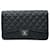 Chanel Classic Caviar Large Black Silver One Flap Series Nero