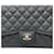 Chanel Classic Caviar Large Black Silver One Flap Series Nero - vista 6
