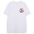 Moncler T-shirt in cotone con logo Bianco