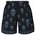 Alexander Mcqueen Pantaloncini da bagno con stampa teschio - vista 4