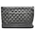 Chanel Clutch Caviar Large Marrone  - vista 3