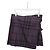 Burberry Gonna in lana a quadri tartan viola e nero Porpora