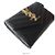 Saint Laurent Tarjetero de Negocios Mini Matelassé Negro Cartera Negra - vista 3