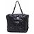 Chanel Borsa shopper e borsa a tracolla Season in pelle nera con catena CC Nero