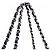Chanel Borsa shopper e borsa a tracolla Season in pelle nera con catena CC Nero - vista 5