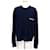 Thom Browne Suéter de punto Three Stripes Navy Azul  - vista 4