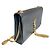 Saint Laurent Borsa a tracolla Kate Medium Chain in pelle nera con nappa dorata Satchel Nero - vista 5