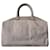 Brunello Cucinelli Python Leder Boston Bag, Tote Bag Grau Braun  - Ansicht 6