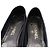 Chanel Ballerine bicolore blu metallizzato e bordeaux con nastro - vista 11