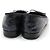 Chanel Ballerine bicolore blu metallizzato e bordeaux con nastro - vista 5