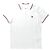 Moncler Polo in piquet di cotone con bordi tricolore Multicolore
