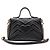Gucci Borsa GG Marmont Matelassé Small Nero - vista 3