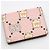 Gucci Portafoglio in pelle rosa con stampa animalier - vista 4